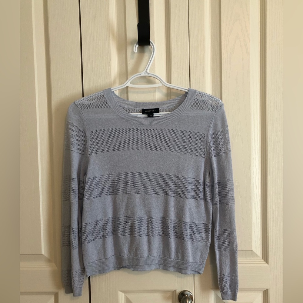 ❄️(3/25) Smart Set 3/4 Sleeve “Knit” Sweater